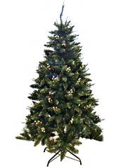 rvore de Natal Decorao Dourada de 120 cm com 318 Pontas