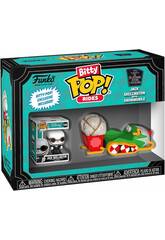 Funko Pop Bitty Rides Pesadilla Antes de Navidad Figura Jack Skellington y Snowmobile 83624