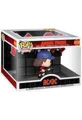 Funko Pop Moment AC/DC Figura Angus Young con Escenario 79803