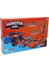 Set Monster Cars 3 voitures en 1 avec perceuse