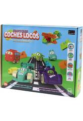 Carros Loucos Conjunto Criativo com Blocos Suaves de 50 Peas