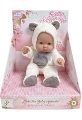 Puppe Baby Neugeborenes 30 cm mit Schafanzug