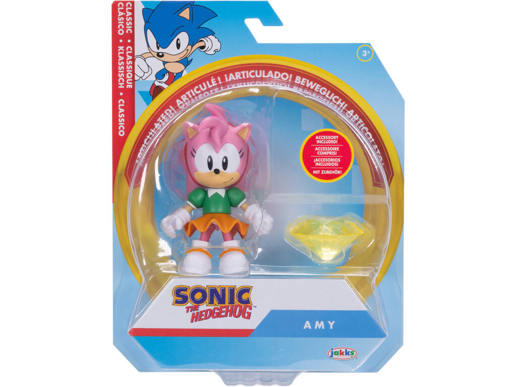 Sonic The Hedgehog Figura Articulada de 10 cm con Accesorio