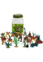 Aventura Animal Set Dinossauros com 33 Peas