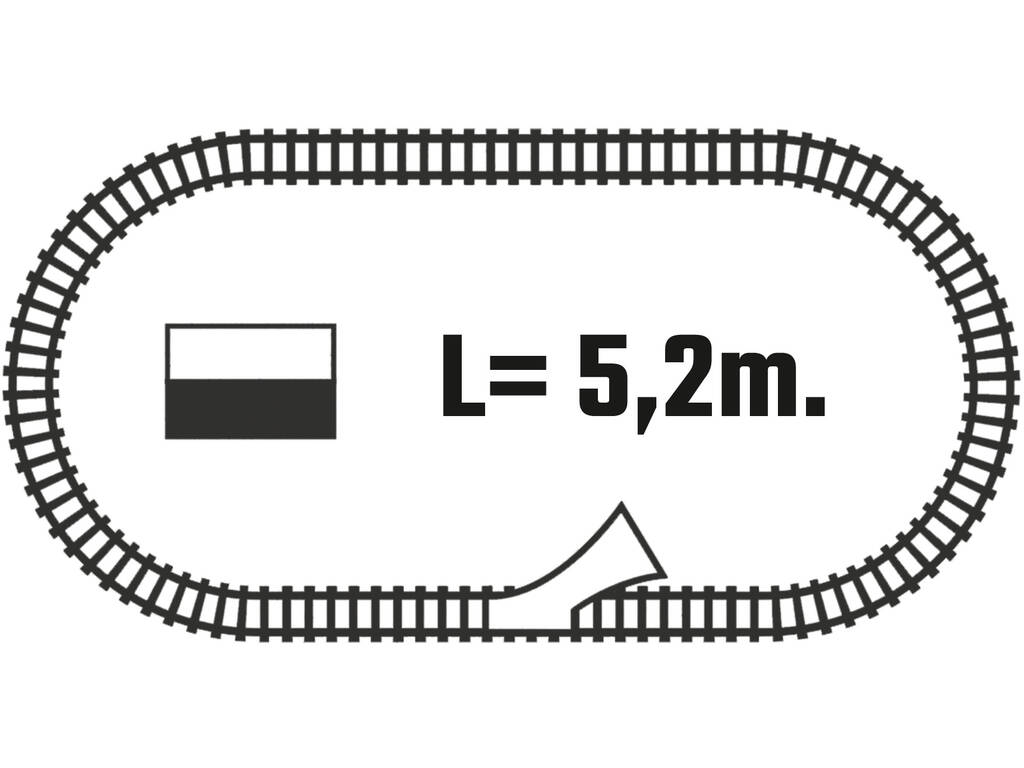 Tren Eléctrico Renfe AVE con Estación y Encarrilador