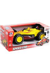 Carro Speed Car Frmula 1 Amarelo com Luz e Sons