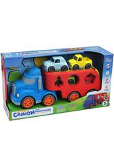 Camin Portacoches con 4 Coches y Actividades con Formas