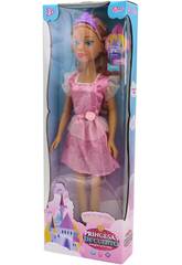 Prinzessin Puppe Rosa von 55 cm