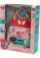 Mini sac Glamour rose avec son et lumire