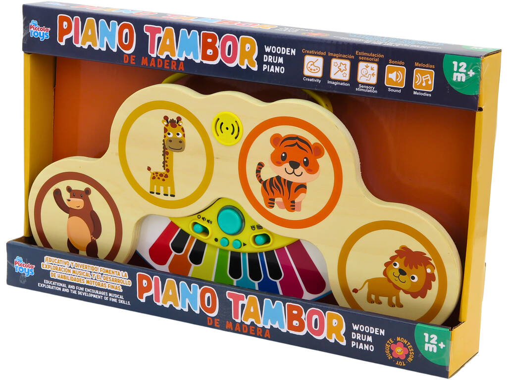 Tambor de Madeira Piano