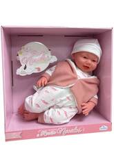 Boneca Beb Conjunto Branco de 42 cm com Sons