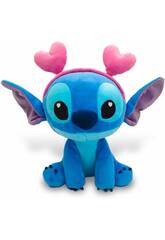 Disney Stitch Peluche Stitch con Diadema Corazones de 25 cm