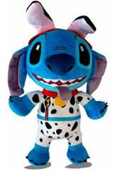 Disney Stitch In Costume Peluche Stitch com Fato de Dlmata de 25 cm