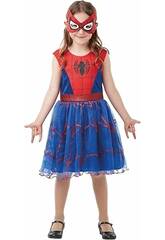 Fato Infantil Spider Girl Tamanho T