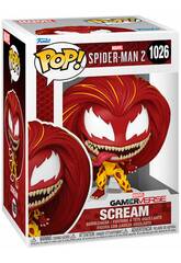 Funko Pop Marvel Spiderman 2 Figura Scream con Cabeza Oscilante