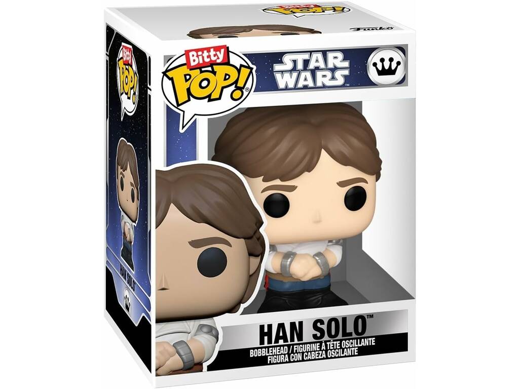 Funko Pop Bitty Star Wars Pack 4 Mini Figure con Han Solo