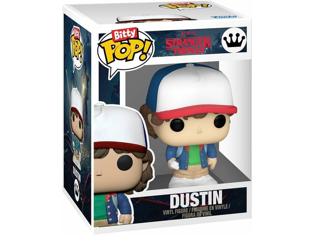 Funko Pop Bitty Stranger Things Pack 4 Mini Figure con Dustin