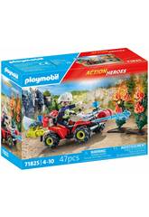 Playmobil Action Heroes Quad de Bomberos