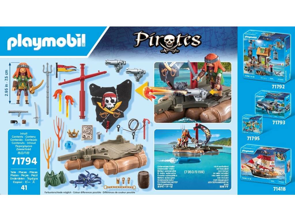 Playmobil Pirates Bote Pirata com Tesouro