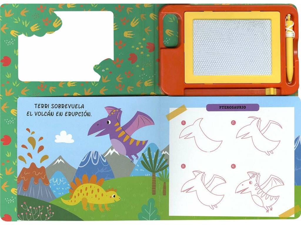 Incroyables Dinosaures Livre d'ardoise