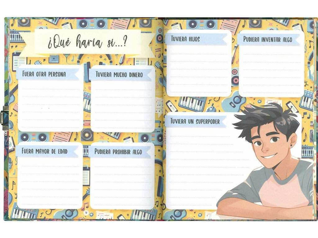 Livre Mon journal secret Je suis un artiste
