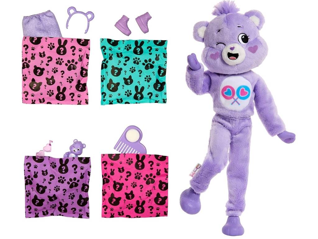 Poupée Barbie Cutie Reveal Loving Bears avec costume généreux