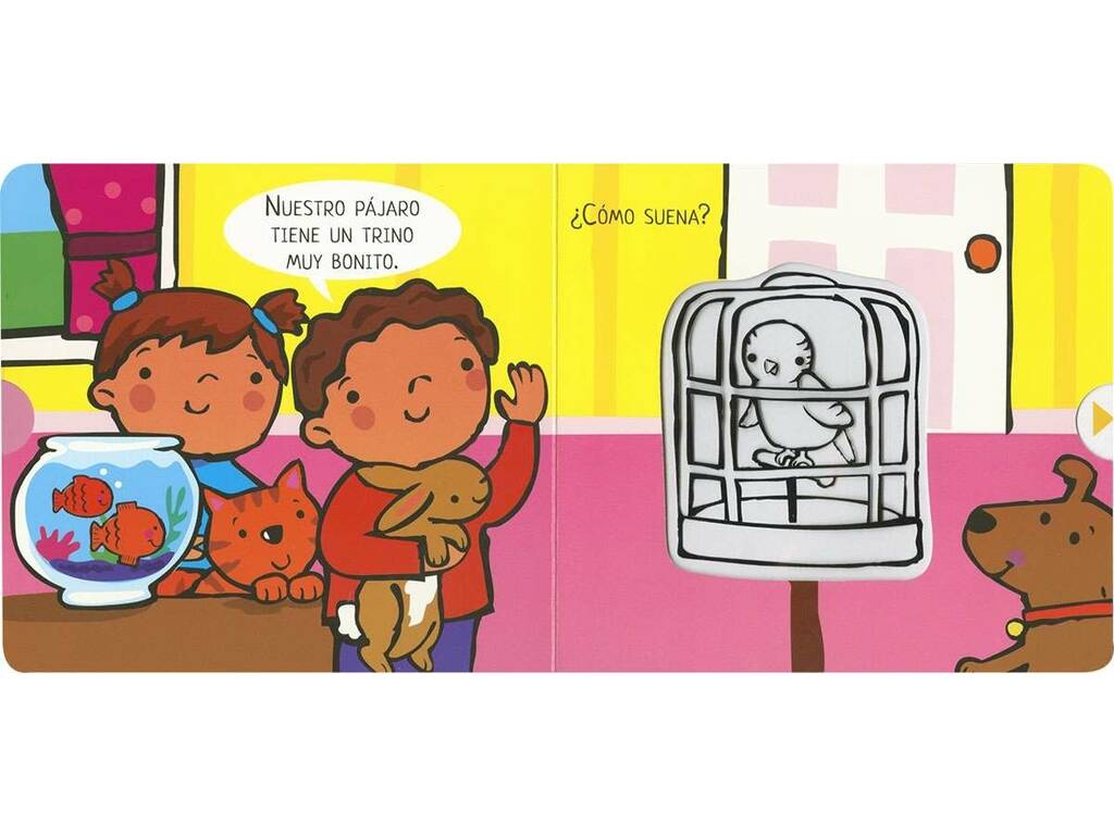 Magie du livre et animaux de couleur