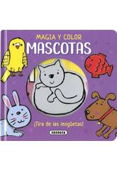 Magie du livre et animaux de couleur