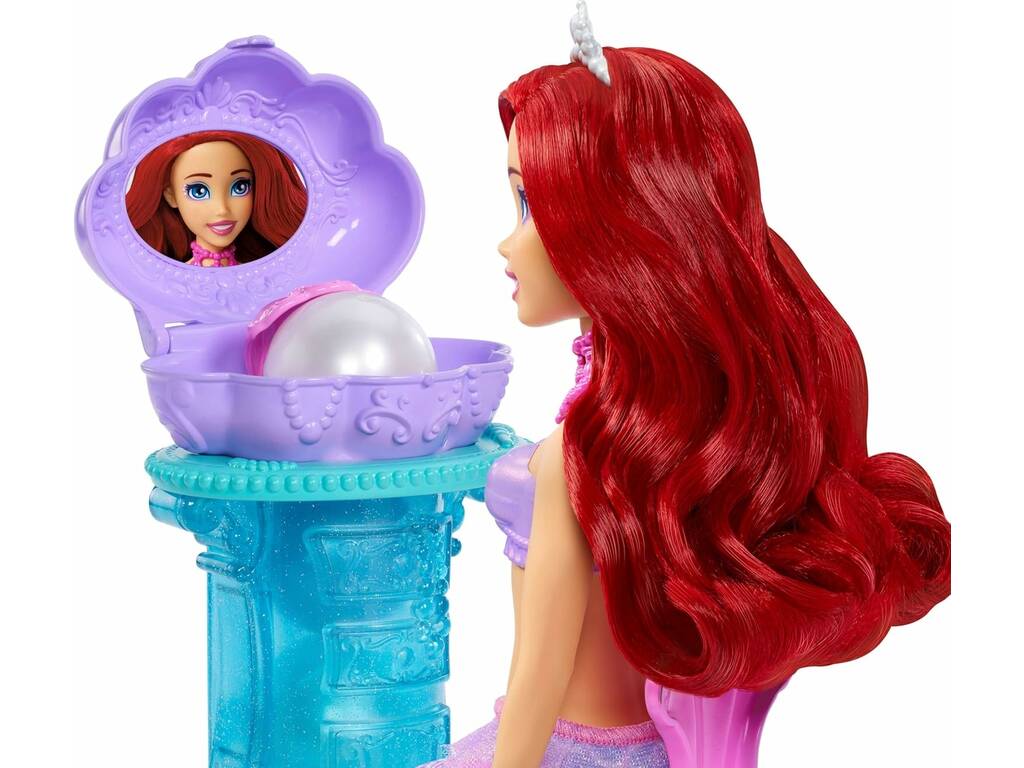 Princesas Disney Boneca Ariel com Toucador Desdobrável