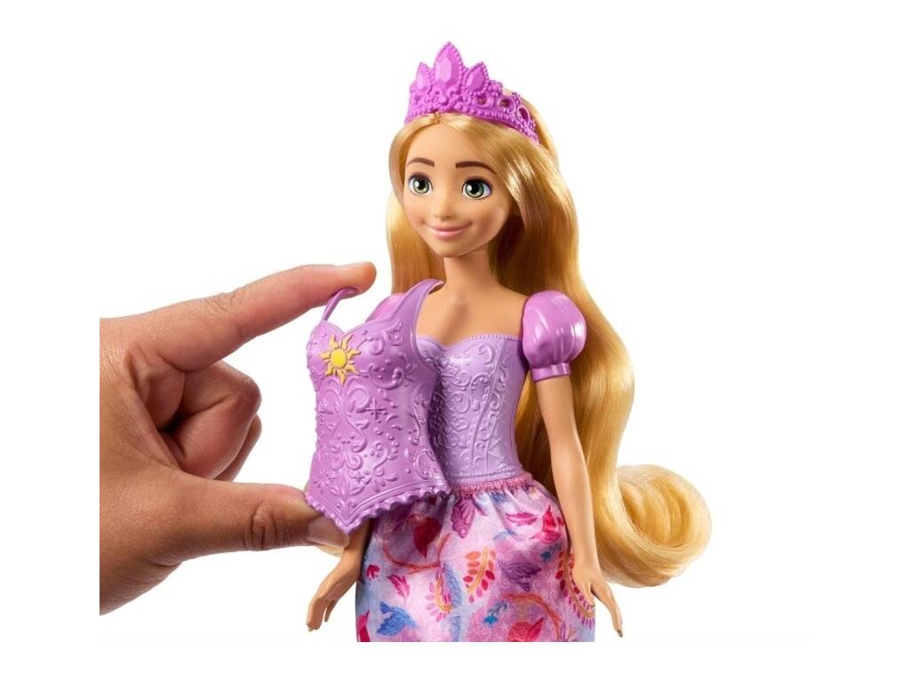 Princesas Disney Boneca Rapunzel Histórias de Rapunzel 2 em 1