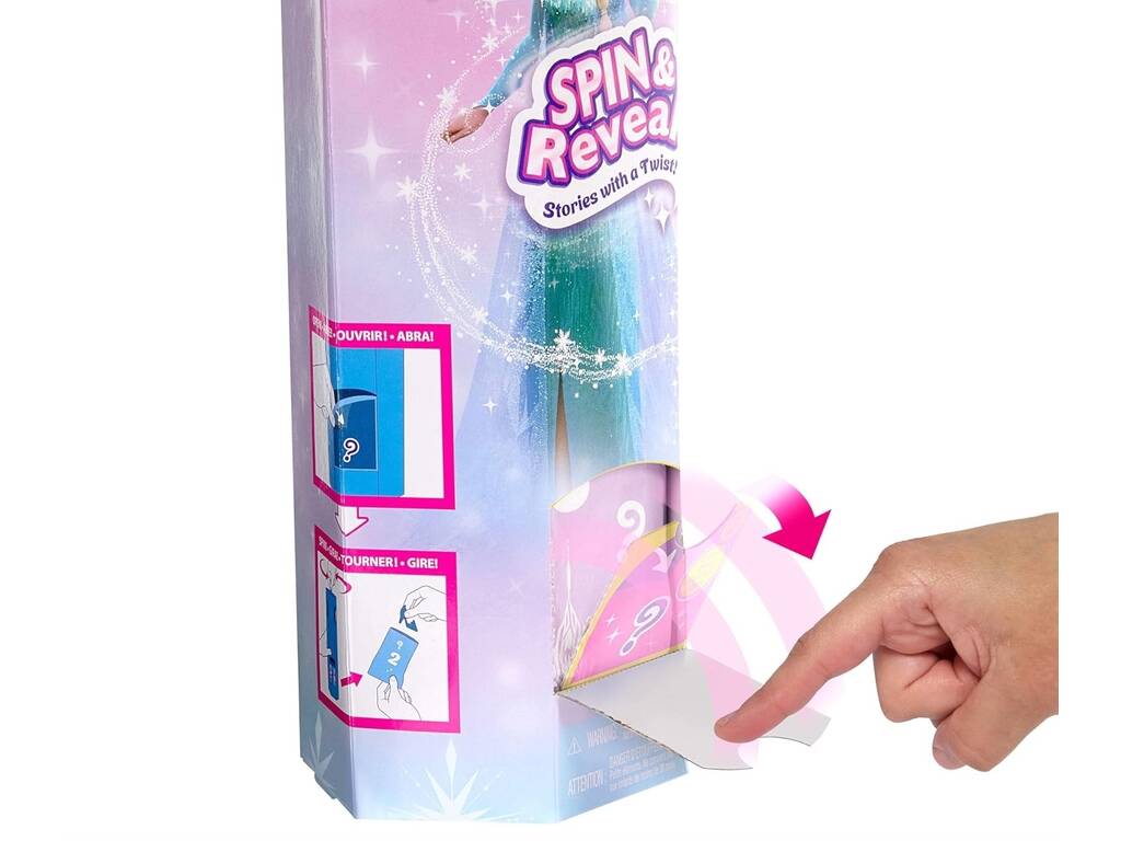 Disney Frozen Spin & Reveal Bambola Elsa con sorprese