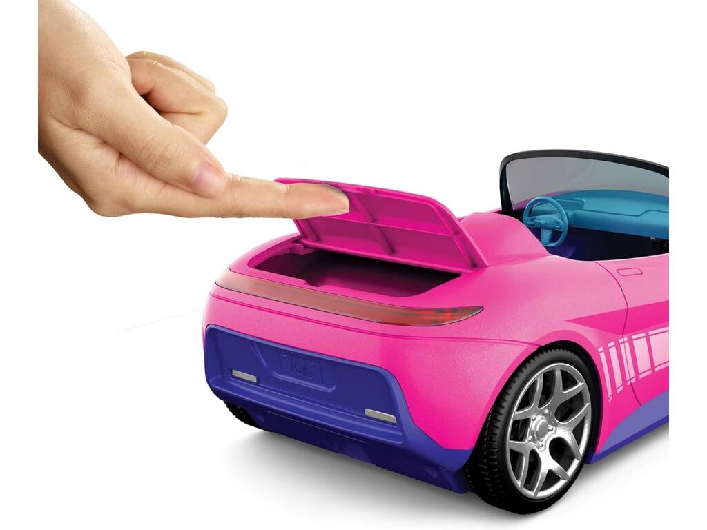 Hot Wheels RC Véhicule télécommandé décapotable rose Barbie