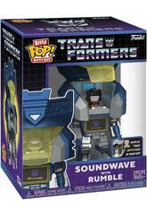 Funko Pop Bitty Bot Figura Transformers Soundwave con Rumble