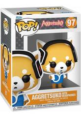 Funko Pop Aggretsuko By Sanrio Figur Aggretsuko mit Kopfhrern