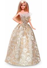 Barbie Signature Muñeca Rubia Holiday Joyeux Noël 2025