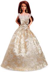 Barbie Signature Boneca Morena Holiday Joyeux Noel 2025