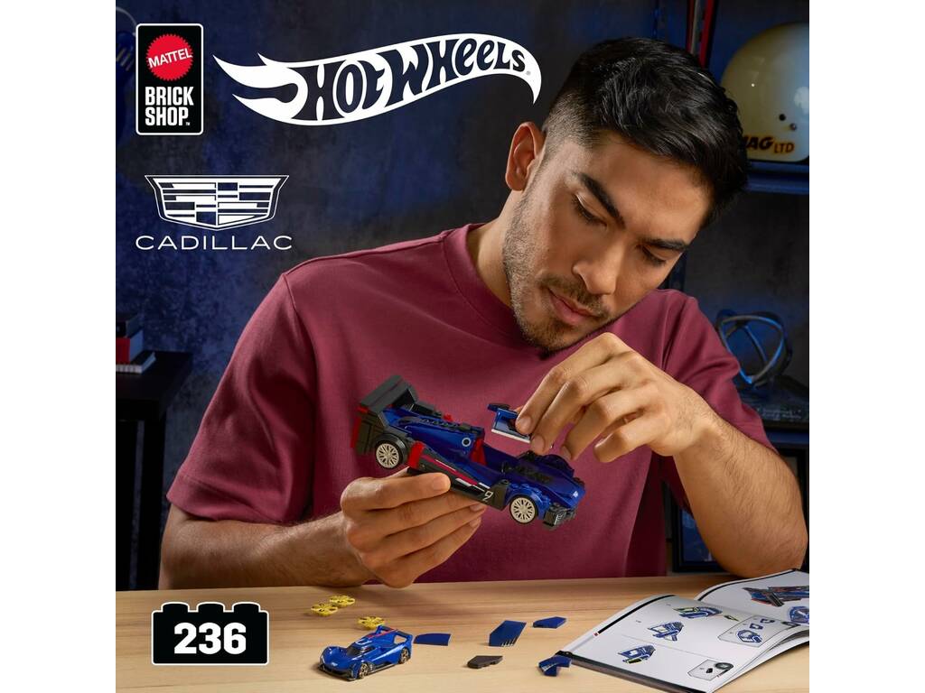 Hot Wheels Speed Series Cadillac Project GTP Hypercar, 236 pièces