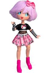 Hello Kitty Super Fans Boneca Teddy Rock de 20 cm