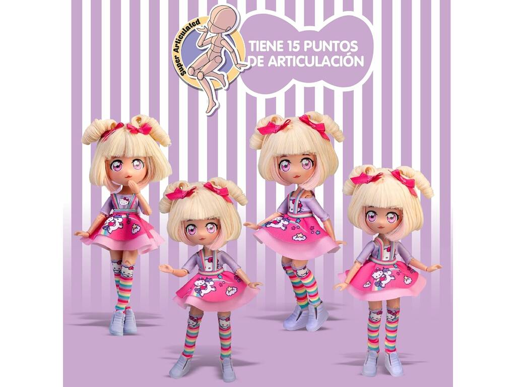 Poupée Hello Kitty Super Fans 20 cm Candy Unicorns