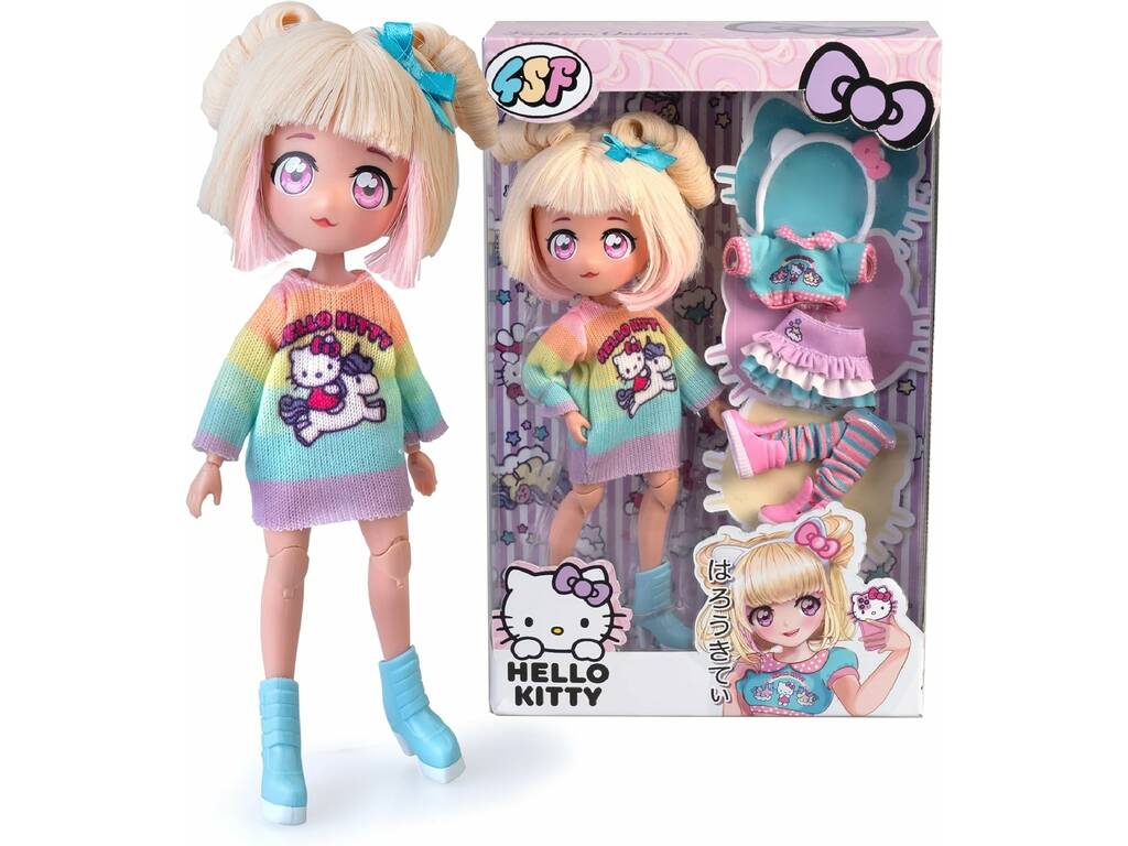 Hello Kitty Super Fans Poupée Licorne Fashion 20 cm