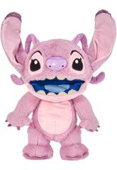 Disney Stitch Boneco Animatrónico Angel de 30 cm com Sons e Movimentos Realistas