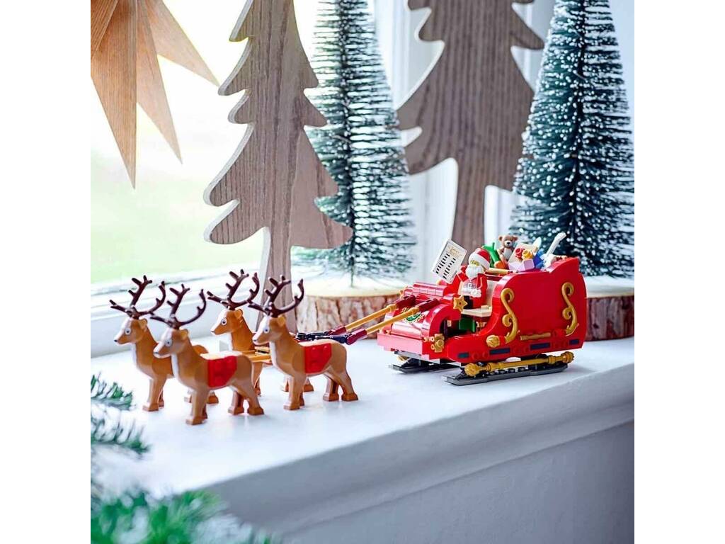 Traîneau Lego du Père Noël