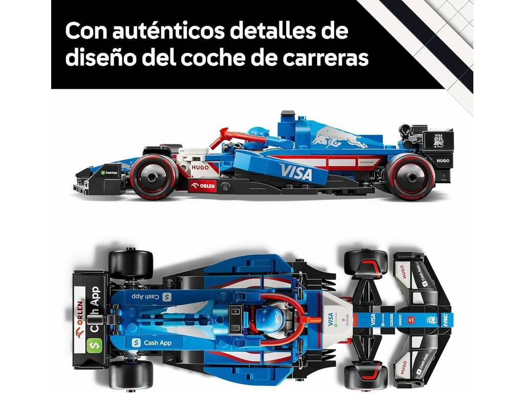 Lego Speed Champions Formula 1 Auto da corsa Visa Cash App RB VCARB 01 F1