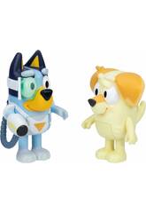 Bluey Pack Fato com Pistola Surpresa com 2 Figuras