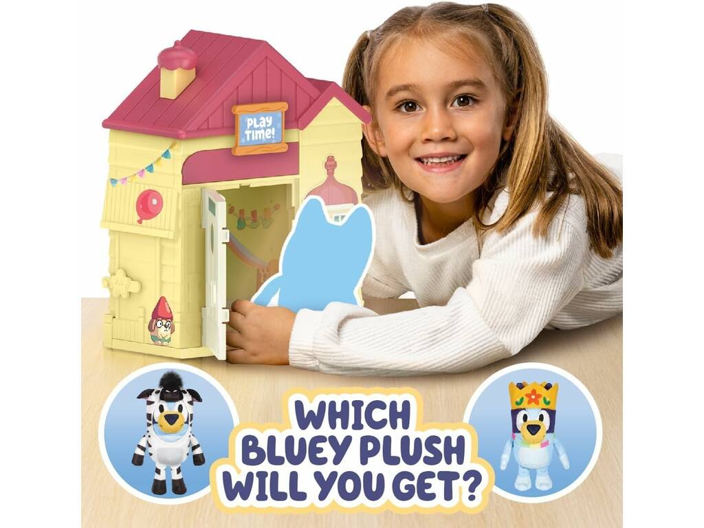 Bluey Casa com Peluche Surpresa
