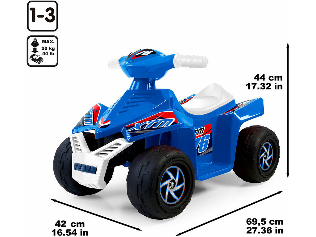 Quad XTM 76 6V Azul Claro