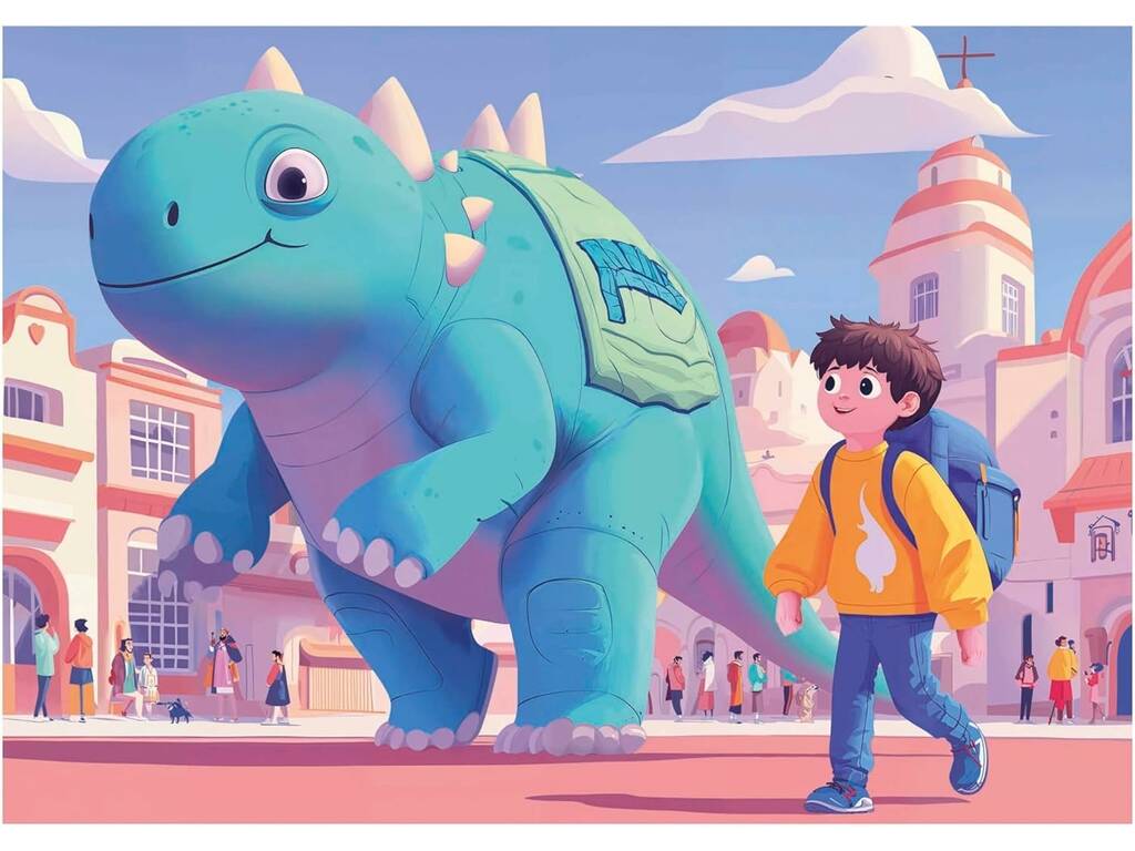 Puzzles progressifs 4 en 1 20-40-60-80 Friendly Dinos