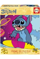 Disney Stitch Prime 3D Puzzle da 500 pezzi