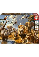 Puzzle 1000 animaux sauvages