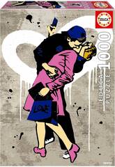 Casse-tte 1000 Art urbain Le baiser, TVBoy